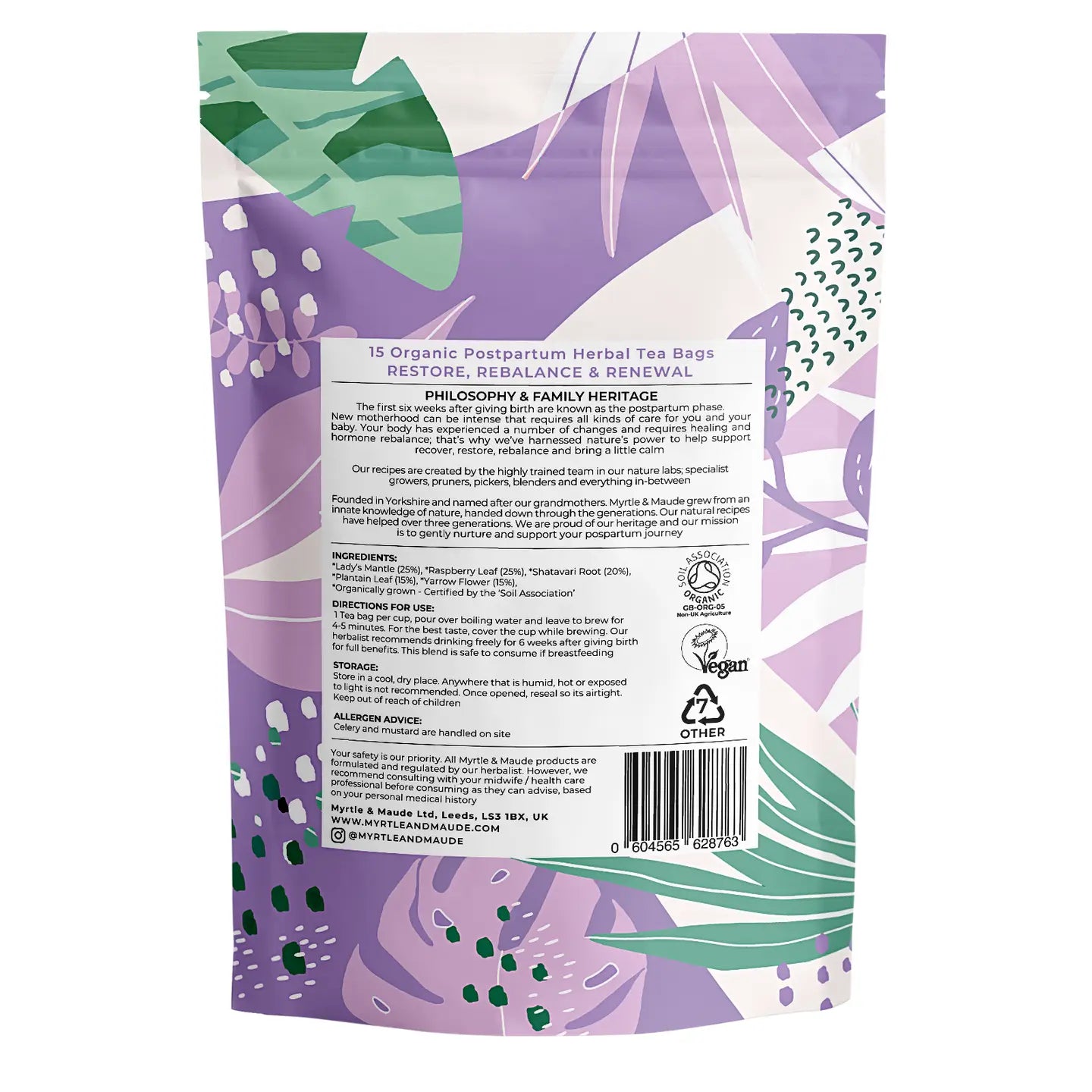 Organic Postpartum Recovery Tea