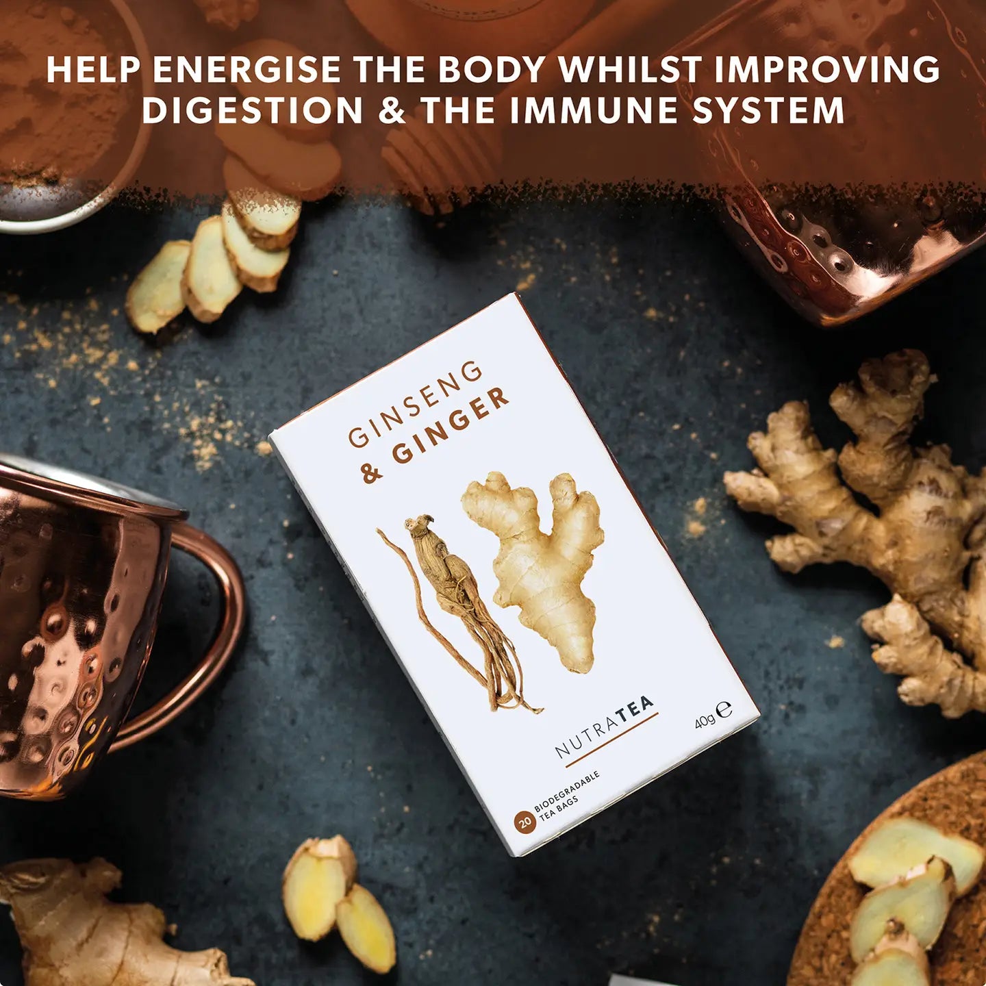 Ginseng & Ginger Herbal Tea